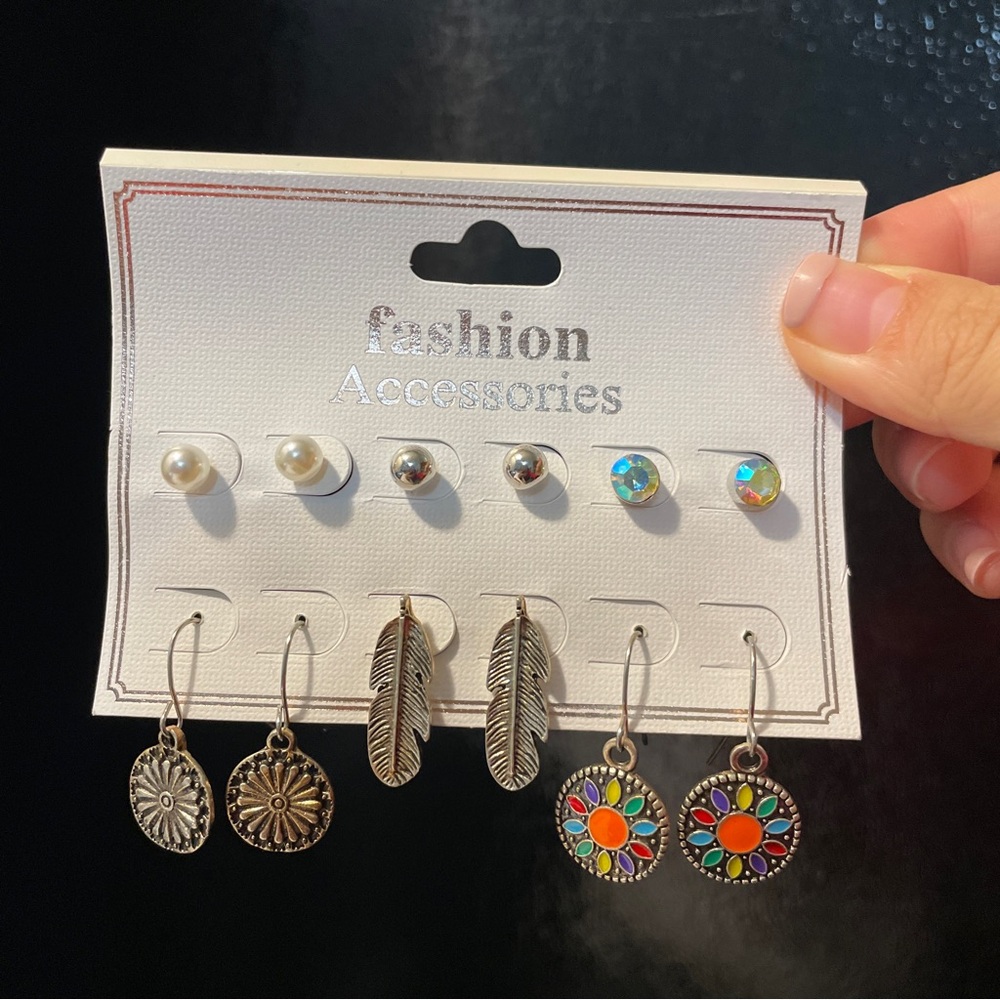 Boho Western Indie Dream Catcher Earrings